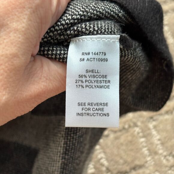 Vici Zig Zag Chevron Knit Sweater Women's S Black White Boho Funky Witchy - Picture 5 of 8